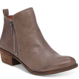Lucky Brand Basel Booties in color Brindle